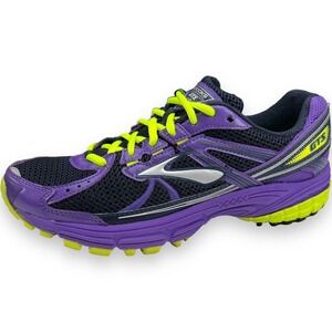 Brooks Adrenaline GTS 13 Mens 6.5 Retro Running Shoes Purple Yellow EUC!